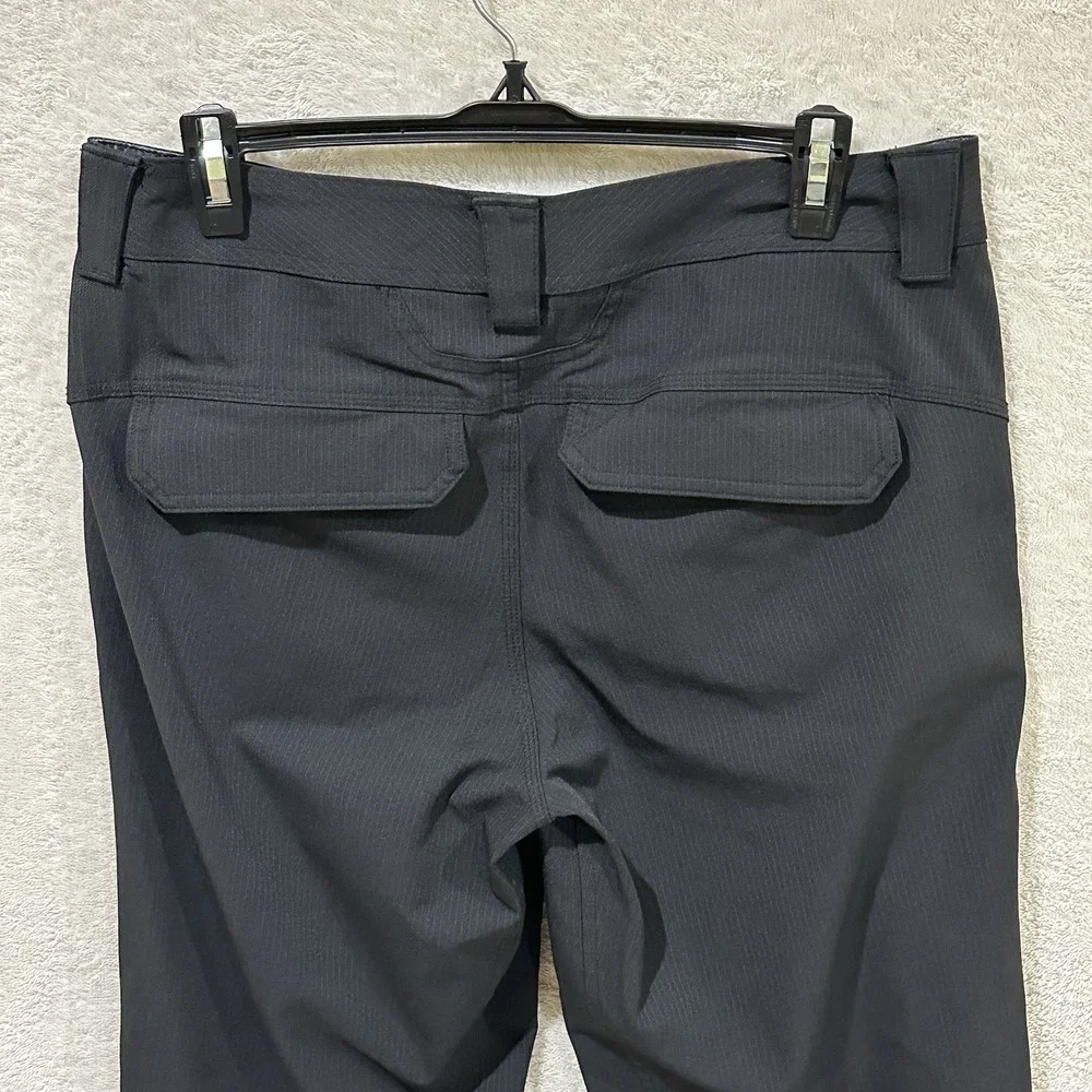Lululemon Work To Play Pant Pinstripe Black Stretchy Size 34 Career‎ City